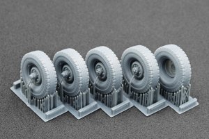 ScaleX WM 35007 UAZ 469 Ordinary wheel set (for Trumpeter) 1/35
