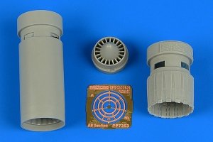 Aires 7353 IAI Kfir C2/C7 exhaust nozzles 1/72 AMK