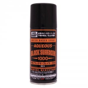 Mr.Hobby B-613 Mr. Aqueous Black Surfacer 1000