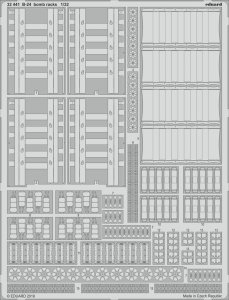 Eduard 32441 B-24 bomb racks HOBBY BOSS 1/32