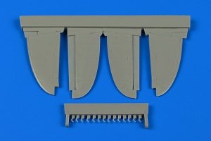Aires 4711 Macchi C.202 (late) control surfaces 1/48 HASEGAWA / EDUARD