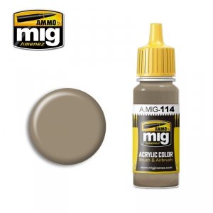 AMMO of Mig Jimenez 0114 Zimmerit Ochre 17ml