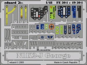 Eduard FE304 N1K2-J George 1/48 Hasegawa