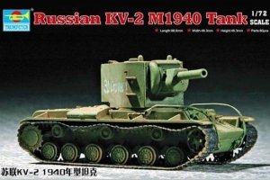 Trumpeter 07235 Soviet KV-2 M1940 tank (1:72)