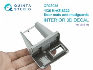 Quinta Studio QR35038 KrAZ-6322 floor mats and mudguards (Takom) 1/35