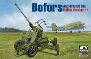 AFV Club 35187 Bofors 40mm Mk III Anti Aircraft Gun (British Version) (1:35)