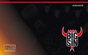 Eduard SIN648152 Hawker Hurricane Mk.IIc with Rounded Exhausts - Big Sin Set (for Arma Hobby Kits) 1/48