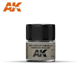 AK Interactive RC301 RAF CAMOUFLAGE BEIGE (HEMP) BS 381C/389 – 10ML