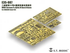 E.T. Model E35-087 WWII German Pz.Kpfw.IV Ausf.H Basic (For DRAGON Smart Kit) (1:35)