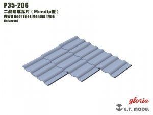 E.T. Model P35-206 WWII Roof Tiles Mendip Type 1/35 ( dachówki )