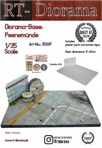 RT-Diorama 35297 Diorama-Base: Peenemünde 1/35