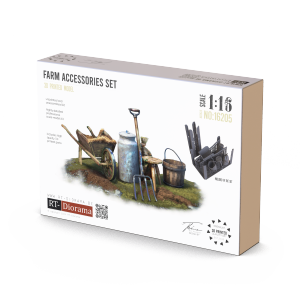 RT-Diorama 16205 Farm Accessories Set - 3D Printed Model 1/16
