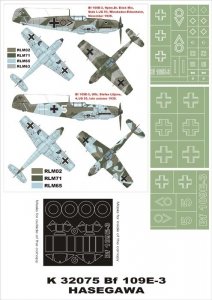 Montex K32075 Bf 109E-3 1/32
