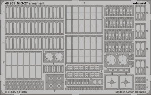 Eduard 48905 MiG-27 armament 1/48 TRUMPETER