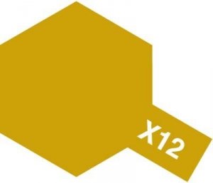 Tamiya X-12 Gold Leaf (81512) Acrylic paint 10ml
