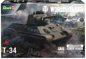 Revell 03510 T-34 Easy Click World of Tanks 1/72