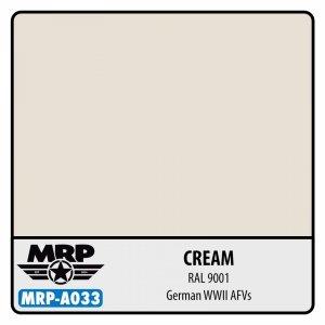 Mr. Paint MRP-A033 Cream (RAL 9001) - aqua colors - 17ml