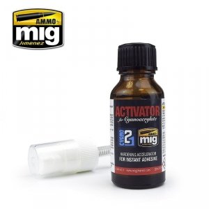 AMMO of Mig Jimenez 8037 ACTIVATOR FOR CYANOACRYLATE 20 ml