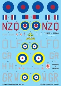 Techmod 48809 - Vickers Wellington IC (1:48)