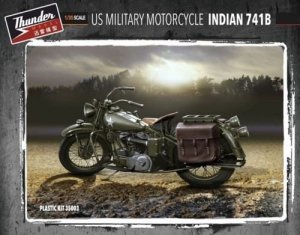 Thunder Model 35003 US Military Motorcycle Indian 741B 1/35