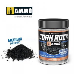 AMMO of Mig Jimenez 8433 CREATE CORK Volcanic Rock Medium 100ml