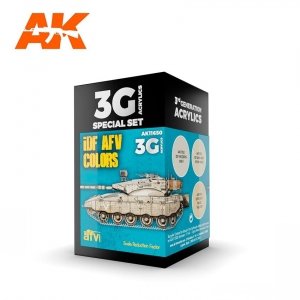 AK Interactive AK11650 3G IDF AFV COLORS 3x17ml
