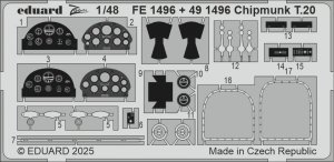 Eduard FE1496 Chipmunk T.20 detail set AIRFIX 1/48
