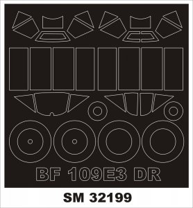 Montex SM32199 BF 109E-3 for HOBBY 2000 1/32