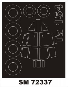 Montex SM72337 Ta-154 HASEGAWA 1/72