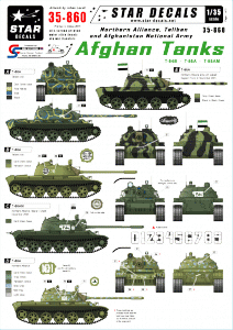 Star Decals 35-860 Afghan Tanks 1/35