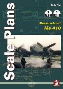 MMP Books 81906 Scale Plans No. 42 Messerschmitt Me 410 EN