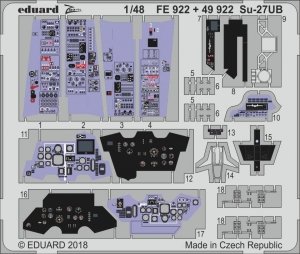 Eduard FE922 Su-27UB HOBBY BOSS 1/48