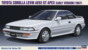 Hasegawa HC36 Toyota Corolla Levin AE92 GT Apex Early Version (1987) 1/24