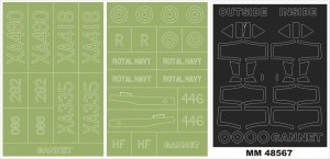 Montex MM48567 FAIREY GANNET AS1/AS4 for AIRFIX 11007 1/48