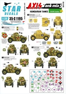 Star Decals 35-C1195 Axis Tank mix # 5 1/35