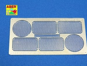 Aber 35G24 Grilles for german super heavy tank E-100 (1:35)