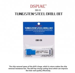 DSPIAE DB-01 0.9mm Tungsten Steel Drill Bit / Wiertło ze stali wolframowej