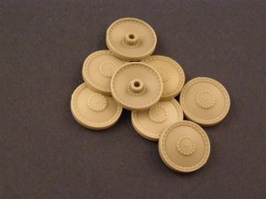 Panzer Art RE35-003 Burn out Wheels for Pz38/Marder III/Hetzer 1/35