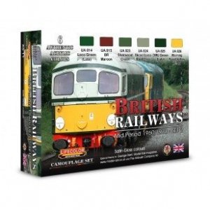 Lifecolor XS11 Acrylic color Set British Railways Set 2 6x22ml