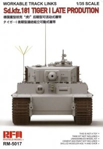 Rye Field Model 5017 Sd.Kfz. 181 Tiger I Late Production Workable Track Links 1/35