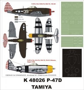 Montex K48026 P-47D Bubbletop 1/48