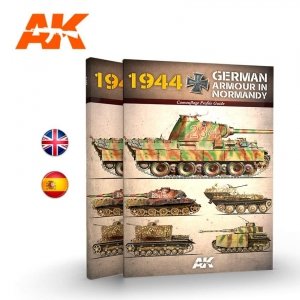 AK Interactive AK916 1944 GERMAN ARMOUR IN NORMANDY – CAMOUFLAGE PROFILE GUIDE