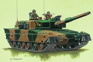 Trumpeter 07219 JAPAN TYPE90 TANK (1:72)