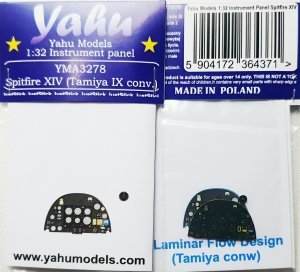 Yahu YMA3278 Spitfire XIV (conv.) Laminar Flow Design (conv. Tamiya) 1/32