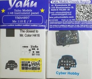 Yahu YMA4897 Me 110 E/F Cyber Hobby 1/48