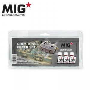MIG Productions P266 Grey tones filter set (3x35ml)