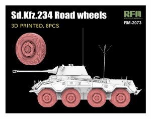 Rye Field Model 2073 Sd.Kfz.234 road wheels (3D printed) 1/35