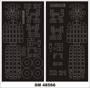 Montex SM48566 Ki-21 for ICM 1/48