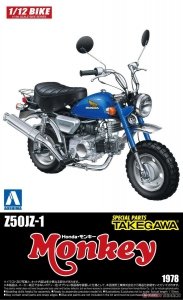 Aoshima 05869 Z50JZ-1 Honda Monkey Special Parts Takegawa 1/12