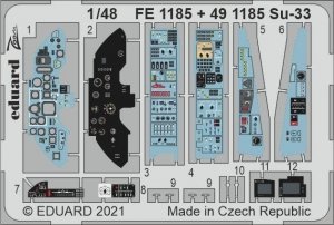 Eduard FE1185 Su-33 MINIBASE 1/48
